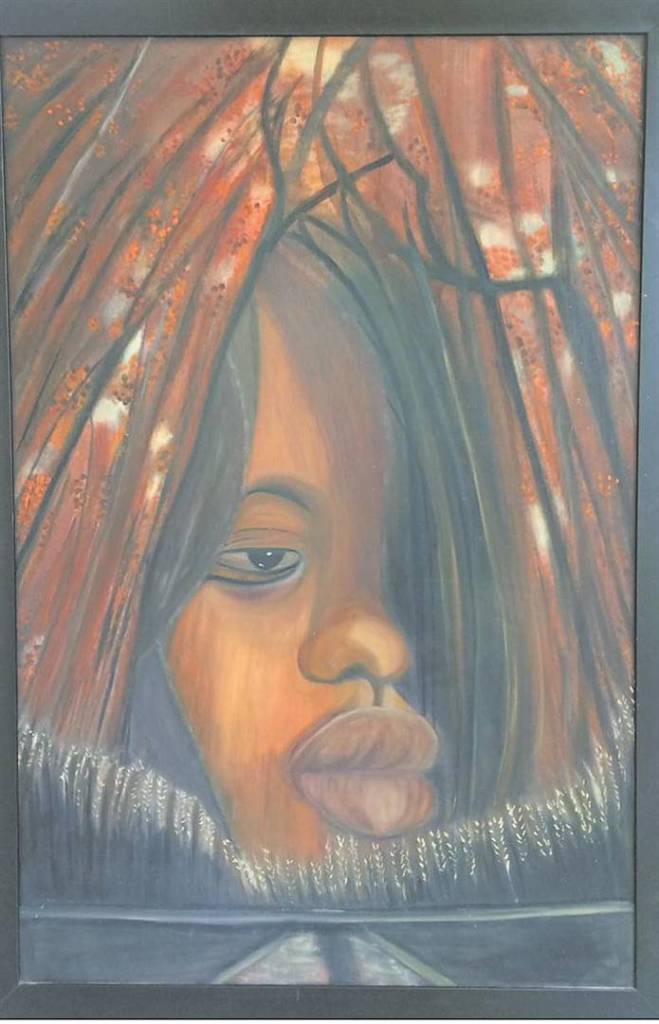 The artwork Cry our beloved country was inspired by the recent violent protests in parts of the country. PHOTO: RAZIA MYERS