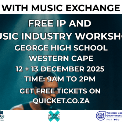 Two powerhouse speakers from the George Herald added to bill for FREE, two-day IP & Music Industry Workshop